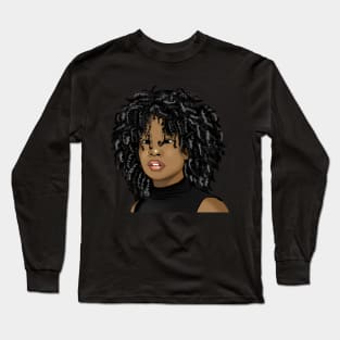 melanin queen Long Sleeve T-Shirt